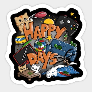 Happy Days Sticker